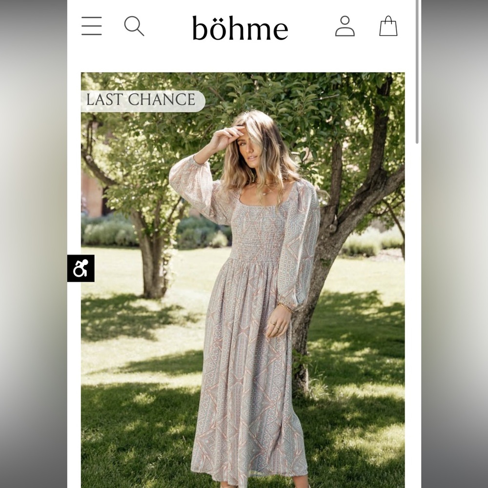 Bohme midi dress
